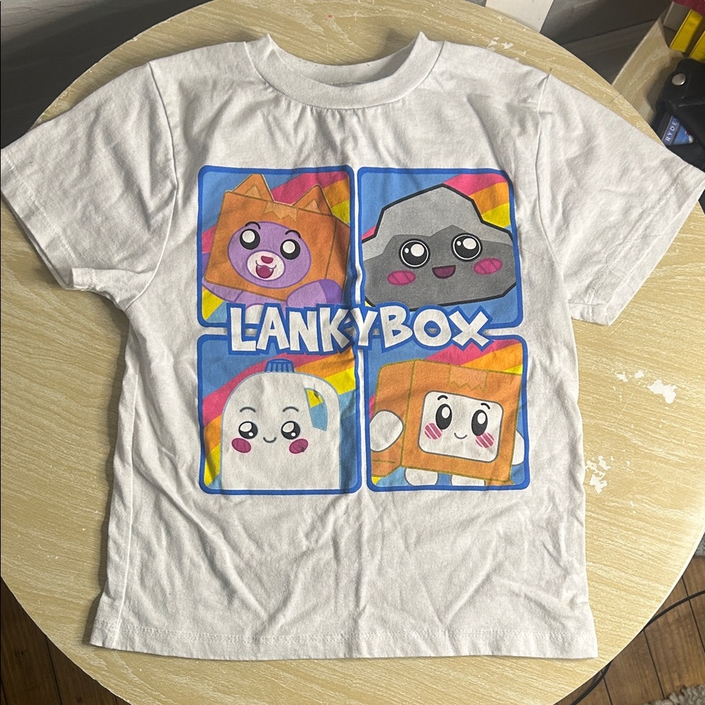 Kids LankyBox Tee - White